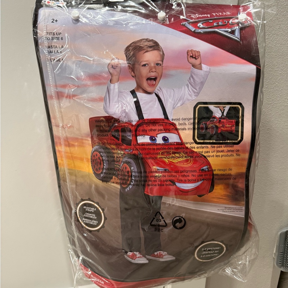 Disney Cars Lightning McQueen Costume